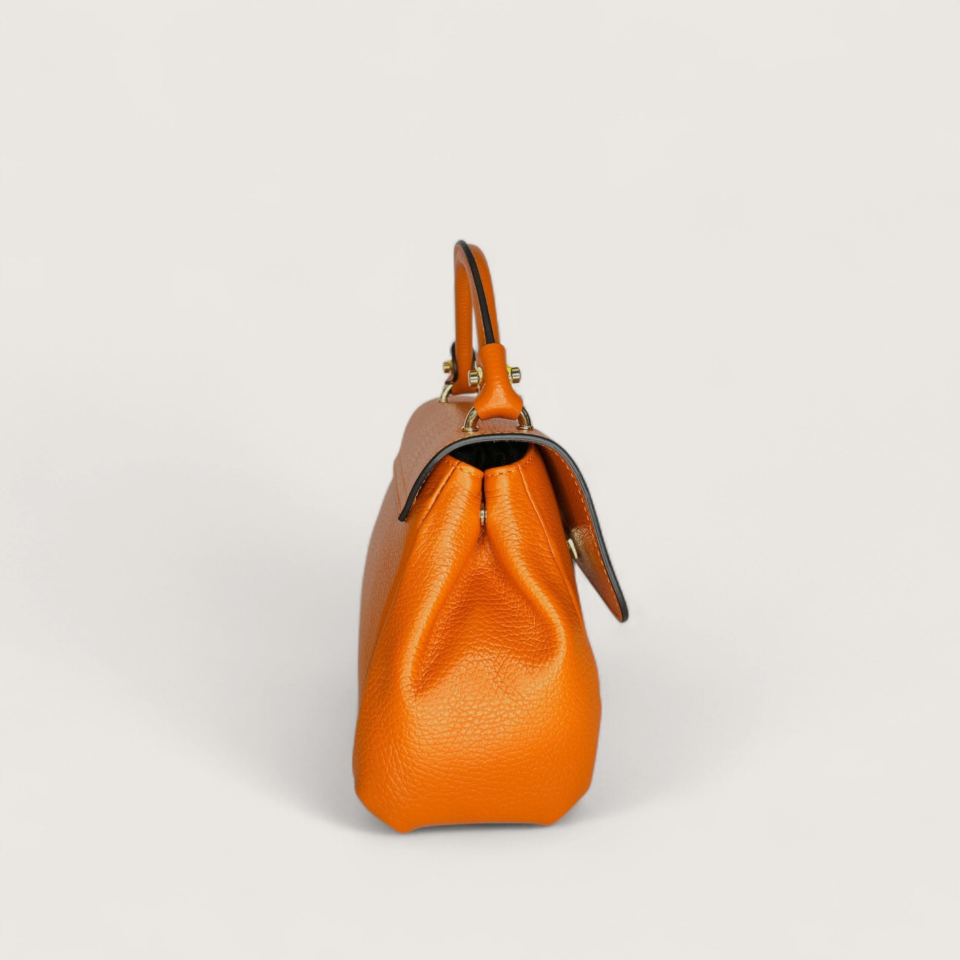 Помаранчева італійська шкіряна жіноча сумка Piumelli Claire D235 Zucca