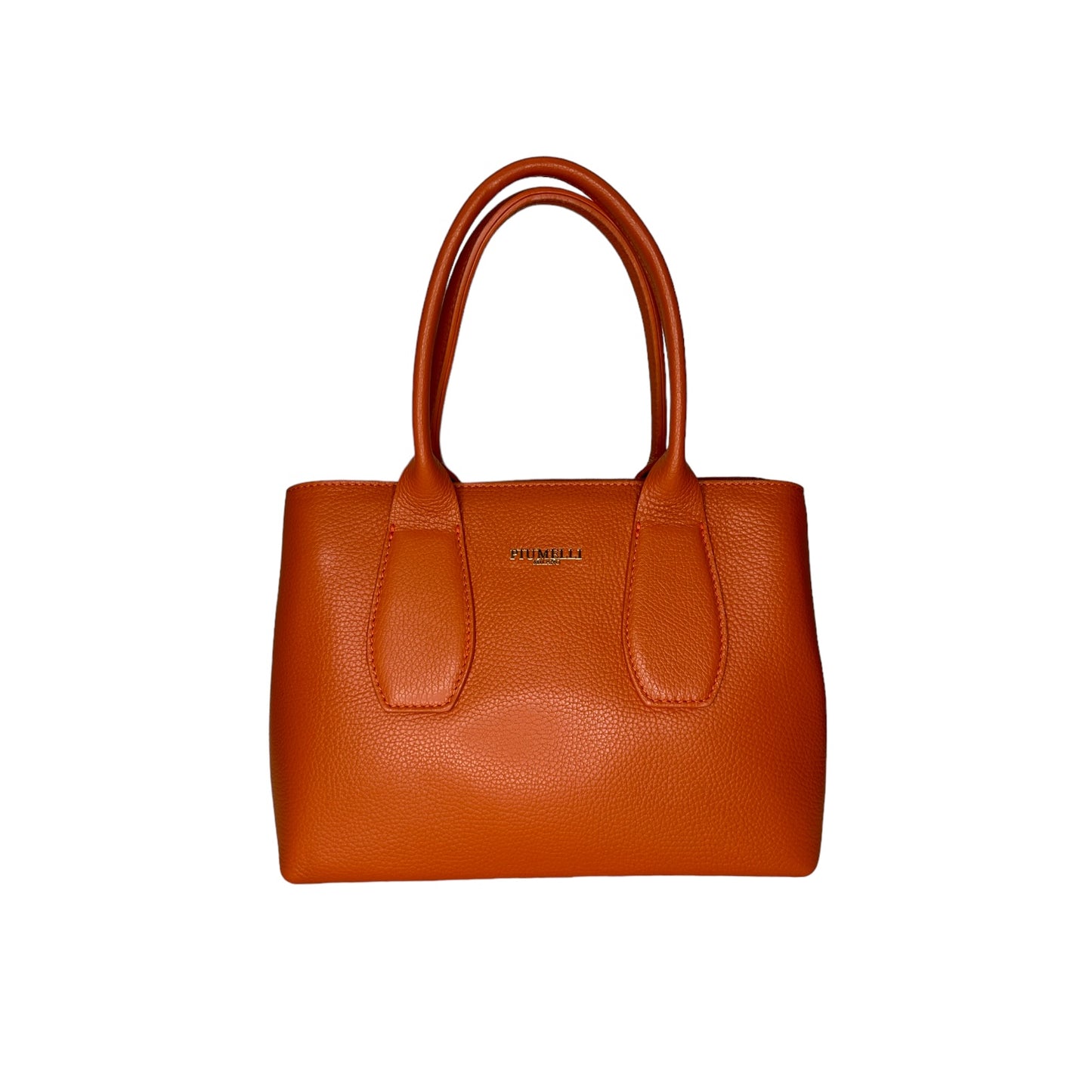 Помаранчева італійська шкіряна жіноча сумка Piumelli Claudia D35 Dark Orange