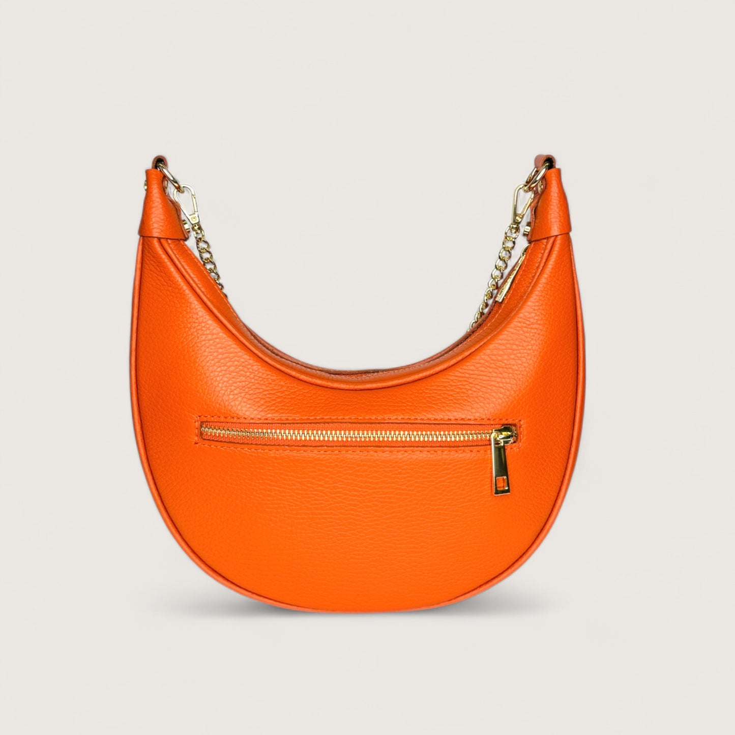 Помаранчева італійська шкіряна жіноча сумка Piumelli Conelie M D35 Dark Orange