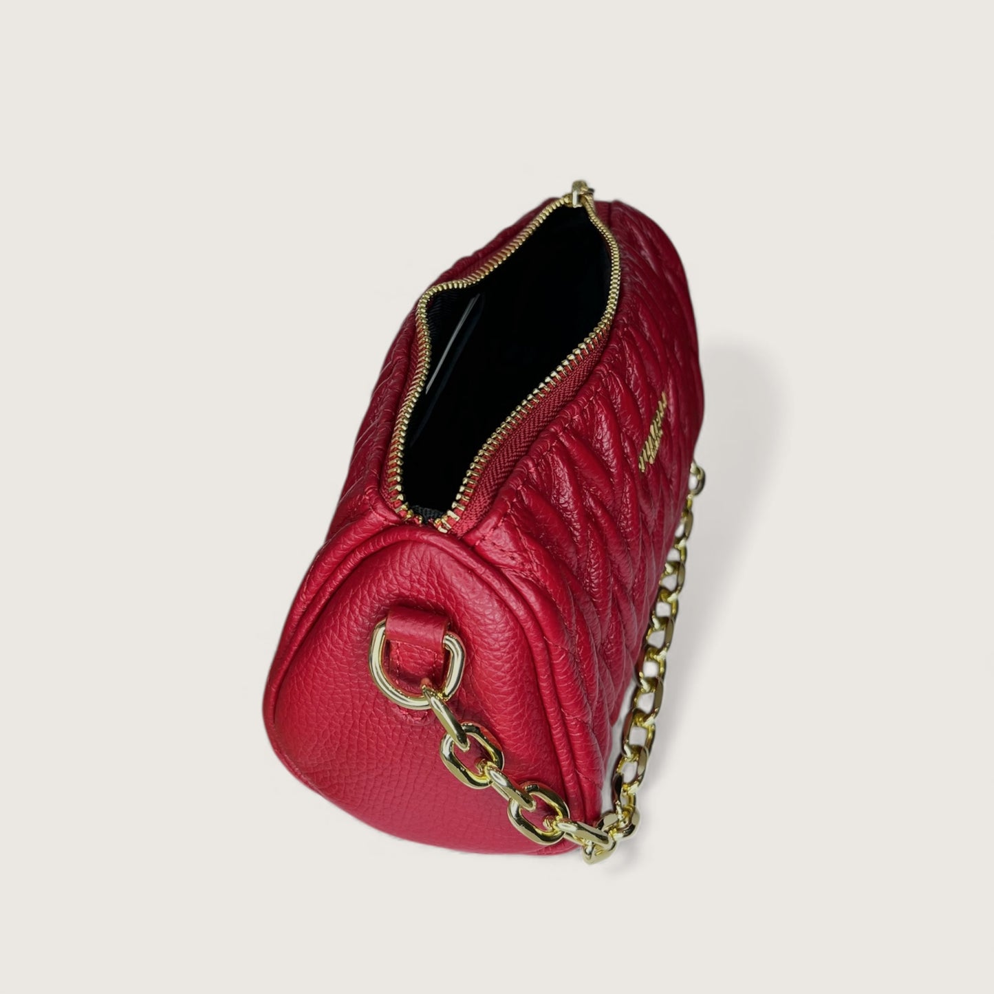 Червона італійська шкіряна жіноча сумка Piumelli Didi D90 Rubino