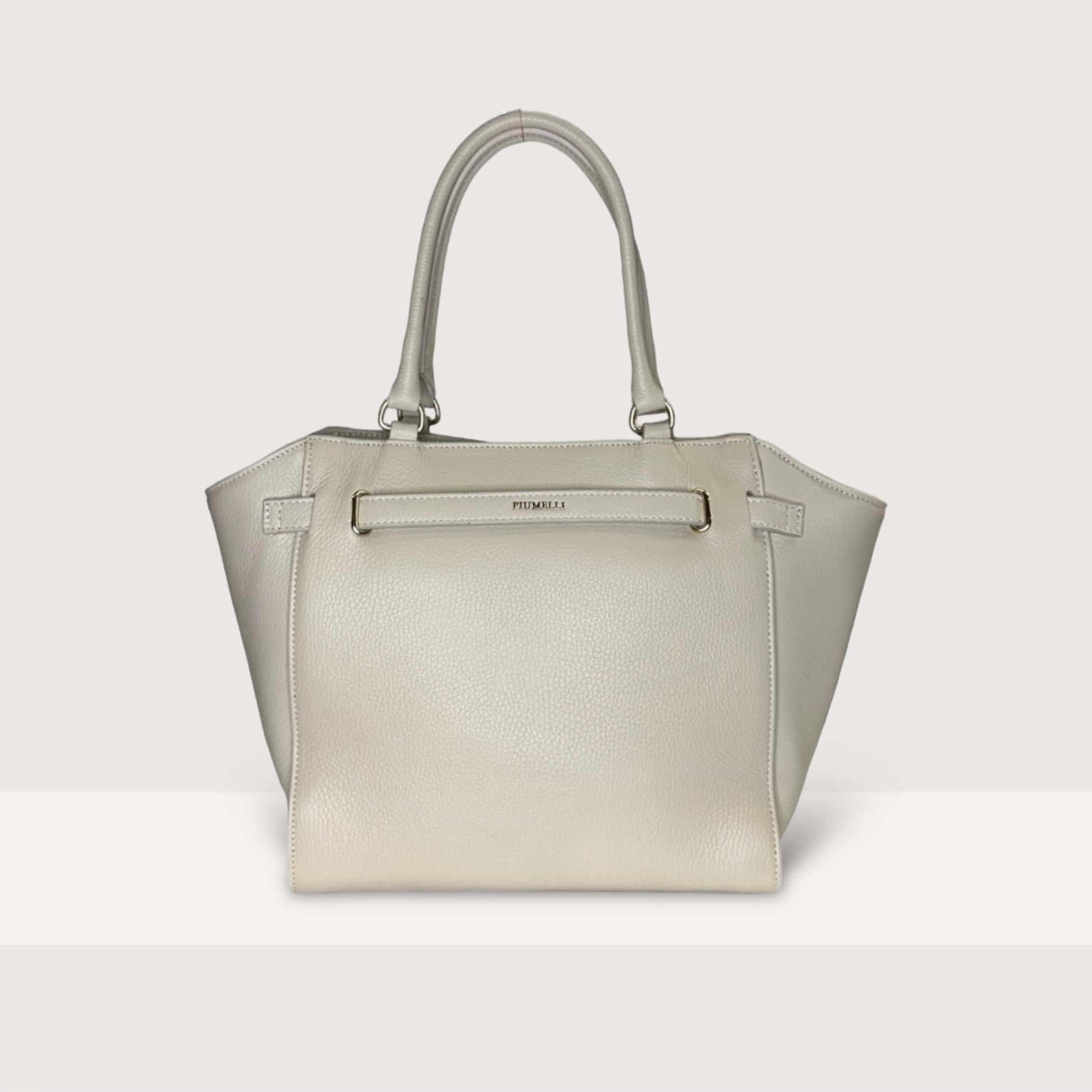 Біла італійська шкіряна жіноча сумка Piumelli Dora_m D37 Off White