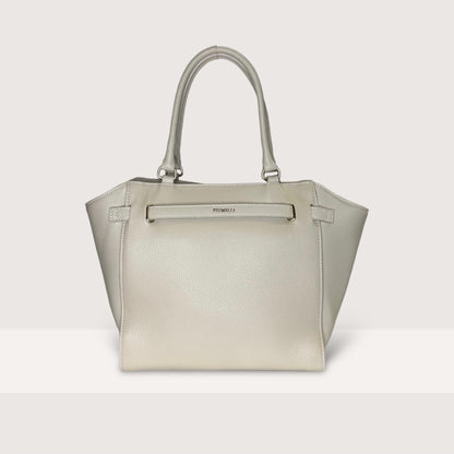Біла італійська шкіряна жіноча сумка Piumelli Dora_m D37 Off White