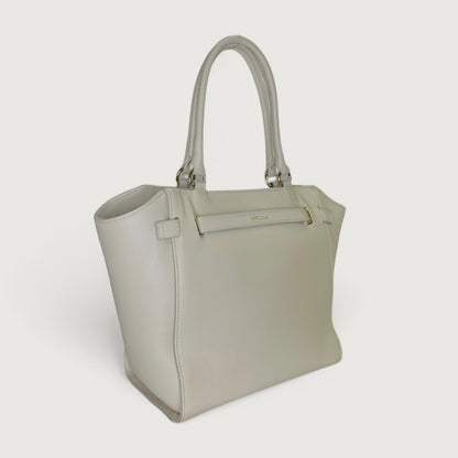 Біла італійська шкіряна жіноча сумка Piumelli Dora_m D37 Off White