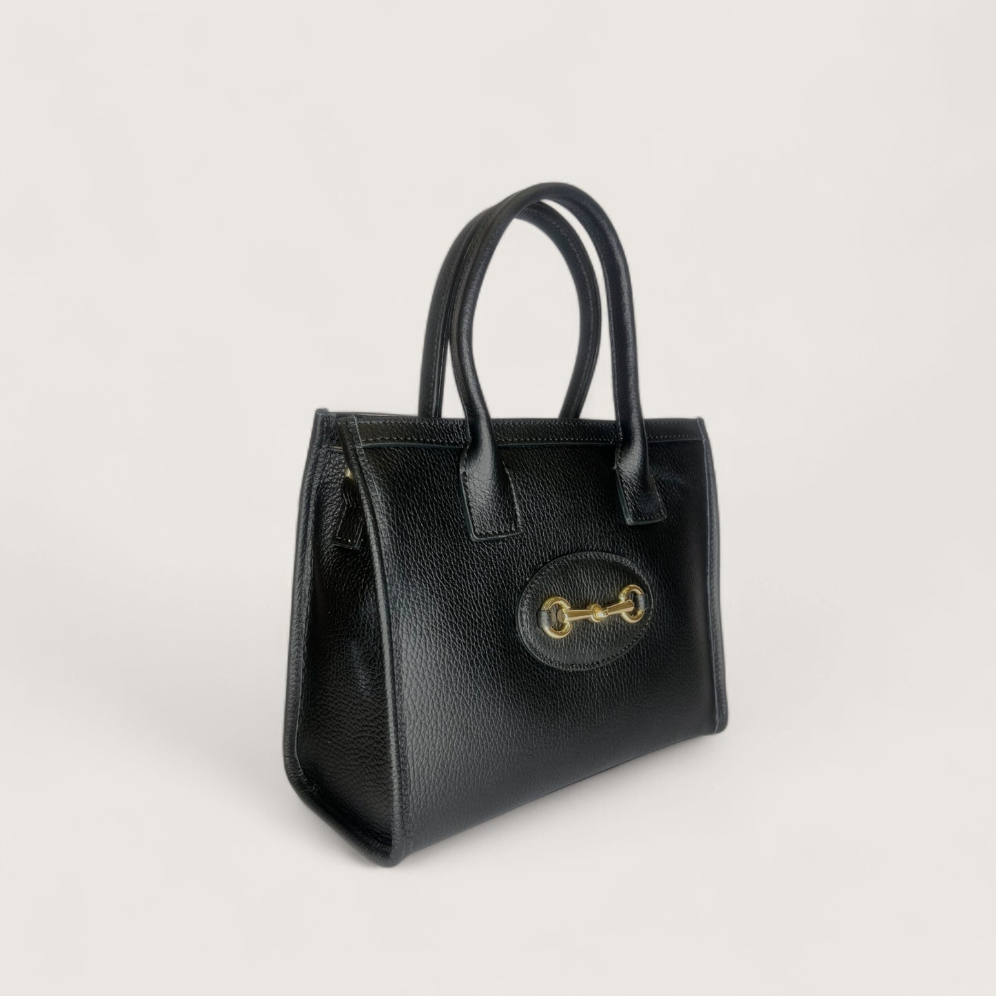 Чорна італійська шкіряна жіноча сумка Piumelli Eloise S Bag, D28 Black