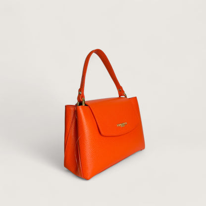 Помаранчева італійська шкіряна жіноча сумка Piumelli Elysia Bag, D35 Dark Orange