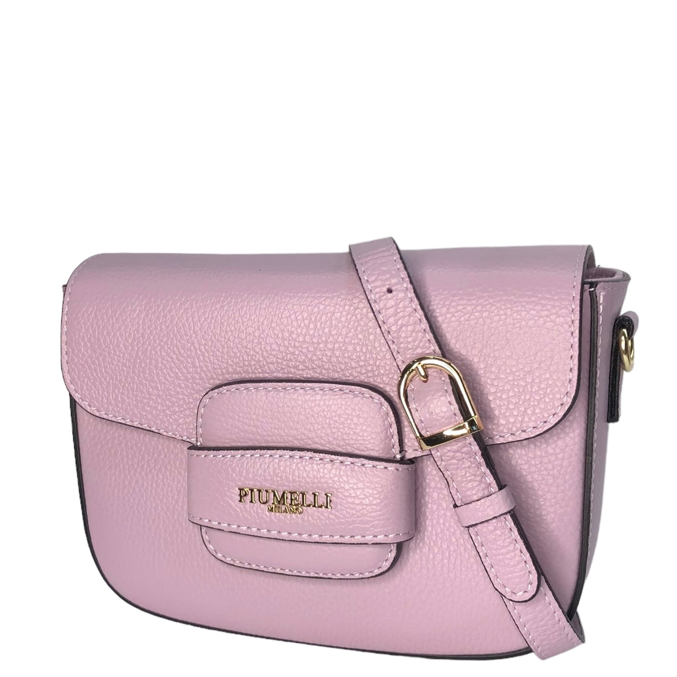 Лілова італійська шкіряна жіноча сумка Piumelli Gia Bag D55 Lilac