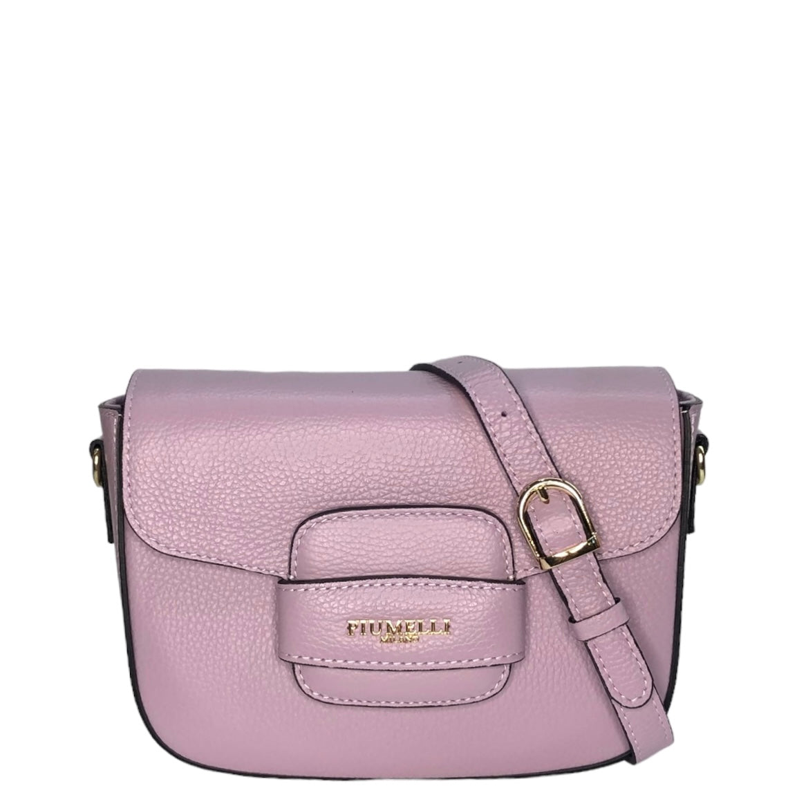Лілова італійська шкіряна жіноча сумка Piumelli Gia Bag D55 Lilac