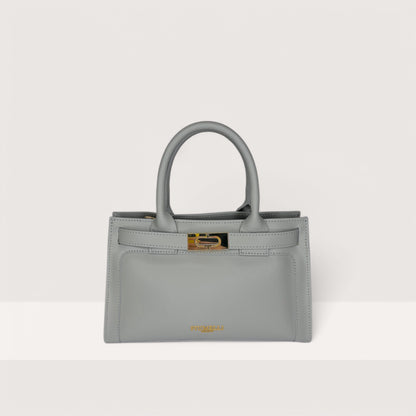 Сіра італійська жіноча сумка Piumelli Ira P630 Light Grey