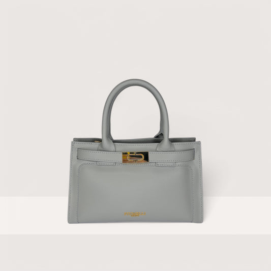 Сіра італійська жіноча сумка Piumelli Ira P630 Light Grey