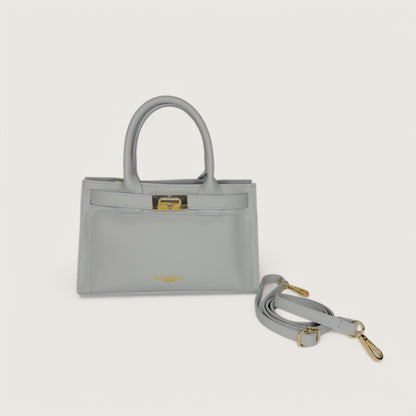 Сіра італійська жіноча сумка Piumelli Ira P630 Light Grey