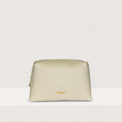 Біла італійська шкіряна жіноча сумка Piumelli Juniper Bag, D37 Off White