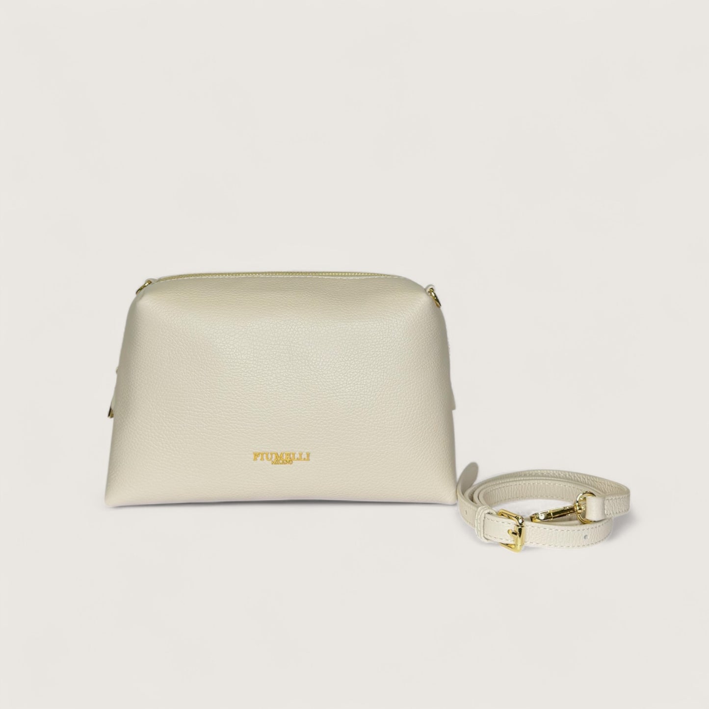 Біла італійська шкіряна жіноча сумка Piumelli Juniper Bag, D37 Off White