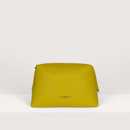 Гірчична італійська шкіряна жіноча сумка Piumelli Juniper D89 Pistacchio