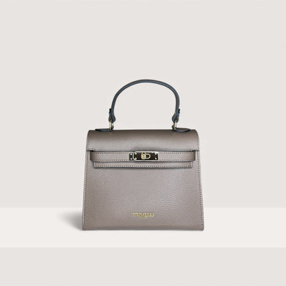 Коричнева італійська шкіряна жіноча сумка Piumelli Katia D11 Otter
