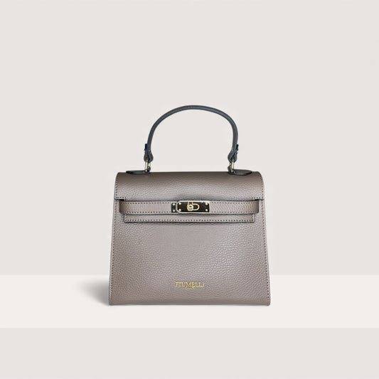 Коричнева італійська шкіряна жіноча сумка Piumelli Katia D11 Otter