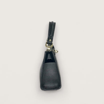 Чорна італійська шкіряна жіноча сумка Piumelli Laine S Bag, D28 Black