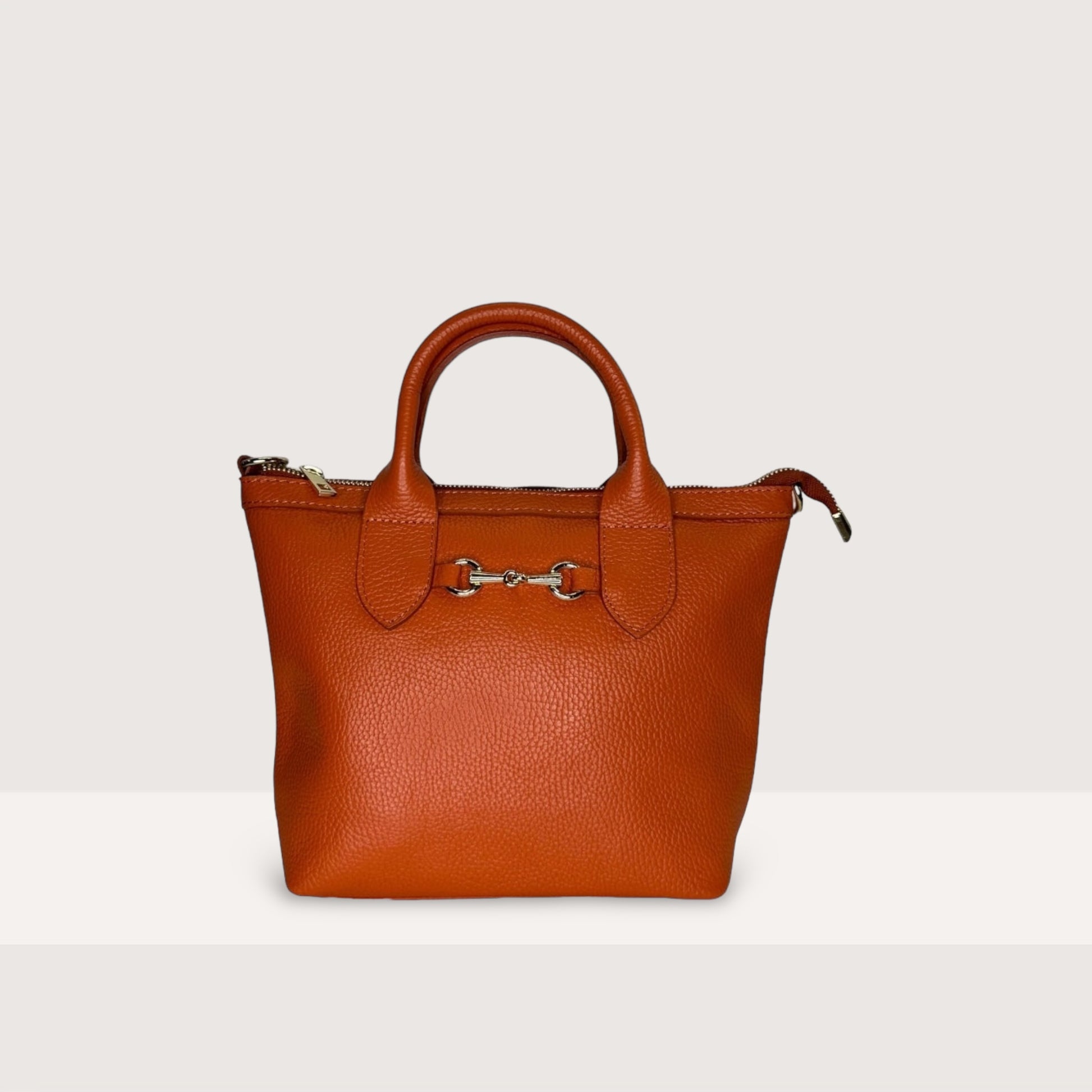 Помаранчева італійська шкіряна жіноча сумка Piumelli Lea Bag , D35 Dark Orange