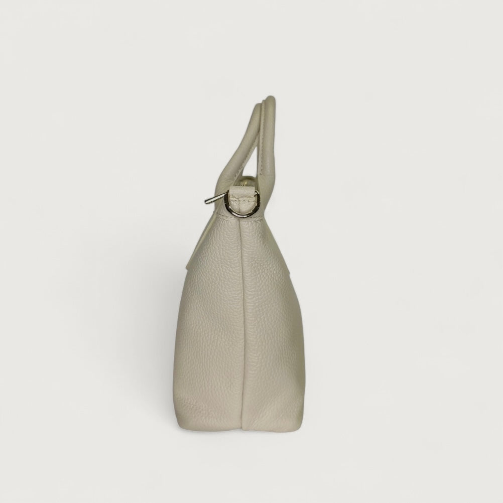 Біла італійська шкіряна жіноча сумка Piumelli Lea Bag , D37 Off White