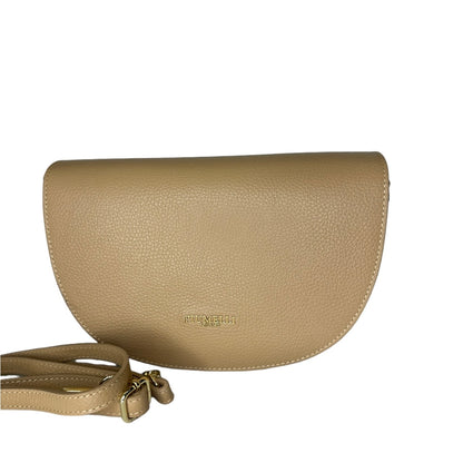 Бежева італійська шкіряна жіноча сумка Piumelli Lilia D81 Warm Beige