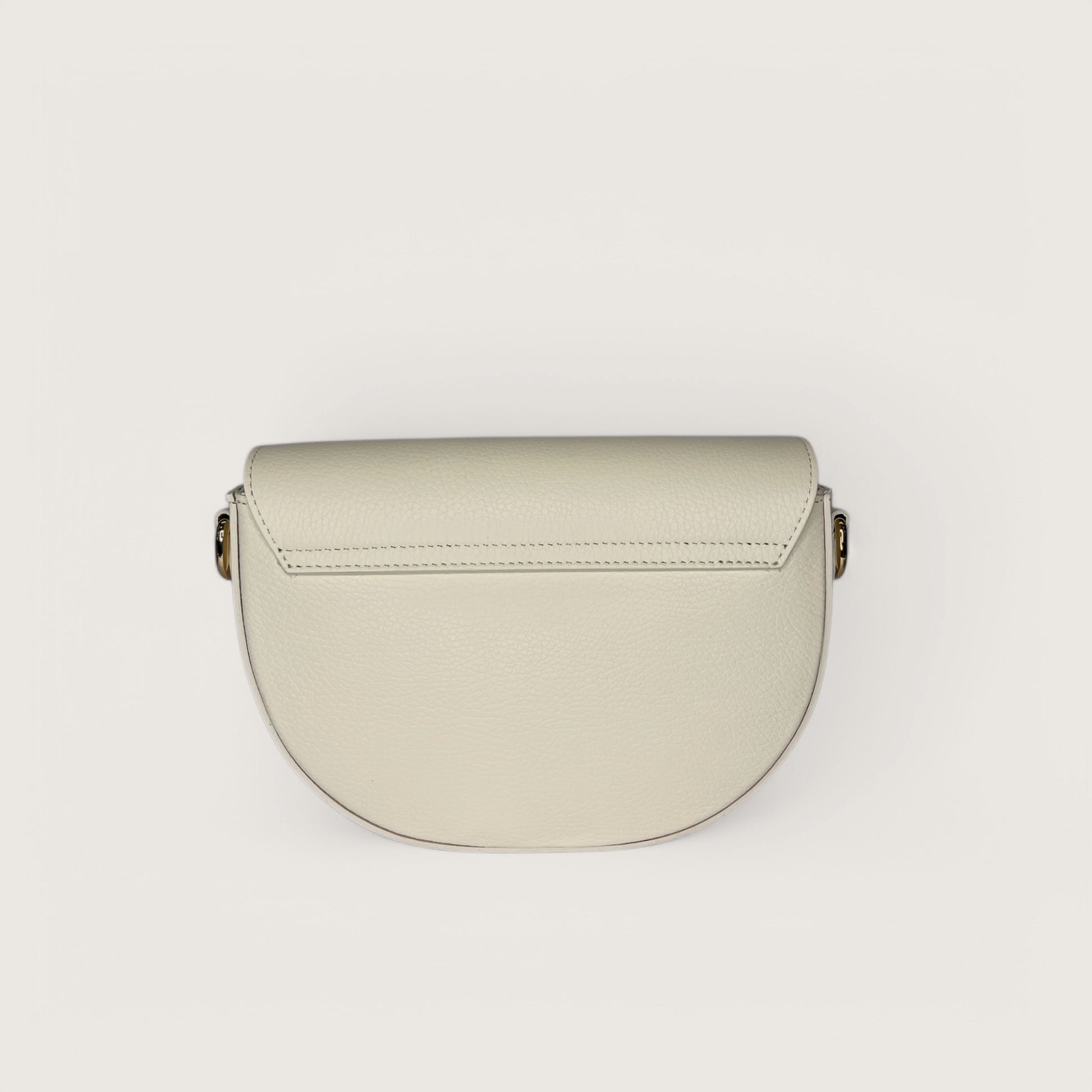 Молочна італійська шкіряна жіноча сумка Piumelli Lina M Bag, D201 Burro