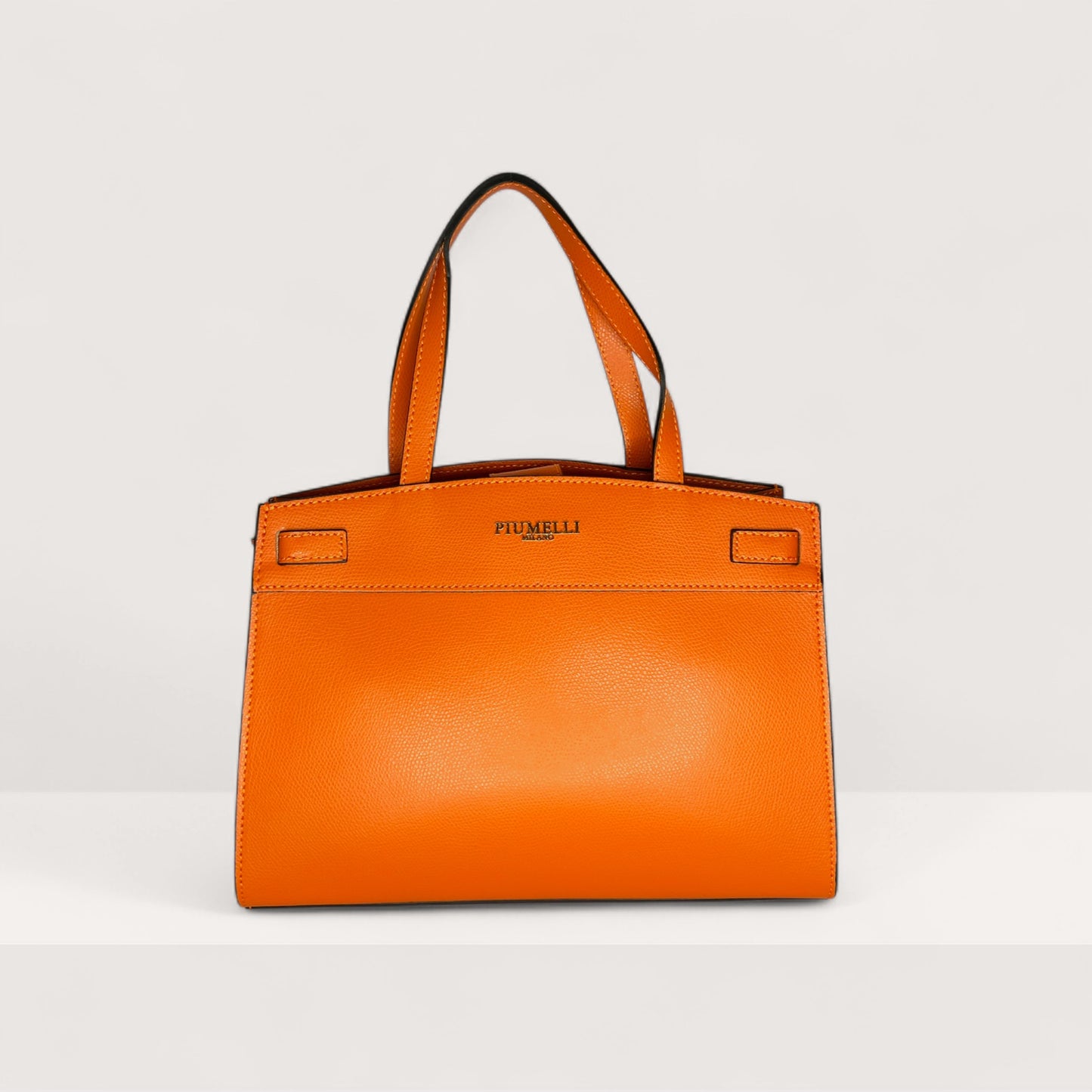 Помаранчева італійська шкіряна жіноча сумка Piumelli Marta M P619 Orange