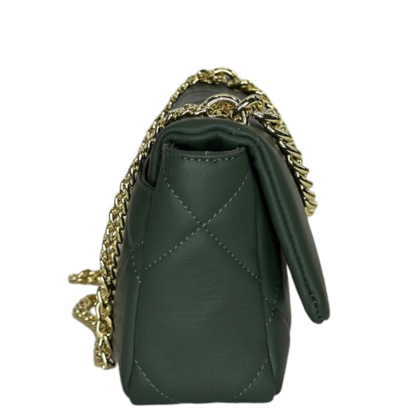 Зелена італійська шкіряна жіноча сумка Piumelli Mira S Bag , S14 Dark Green