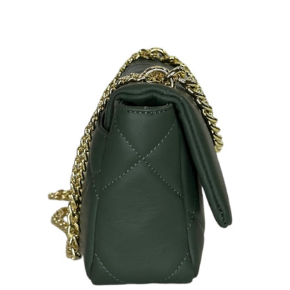 Зелена італійська шкіряна жіноча сумка Piumelli Mira S Bag , S14 Dark Green