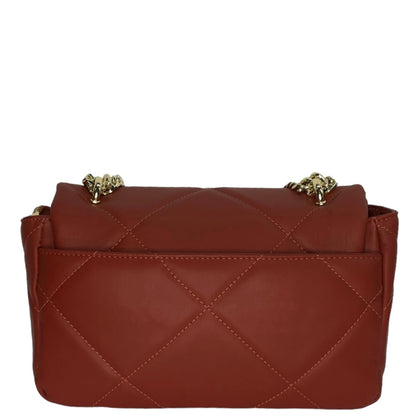 Теракотова італійська шкіряна жіноча сумка Piumelli Mira S Bag S35 Papaya