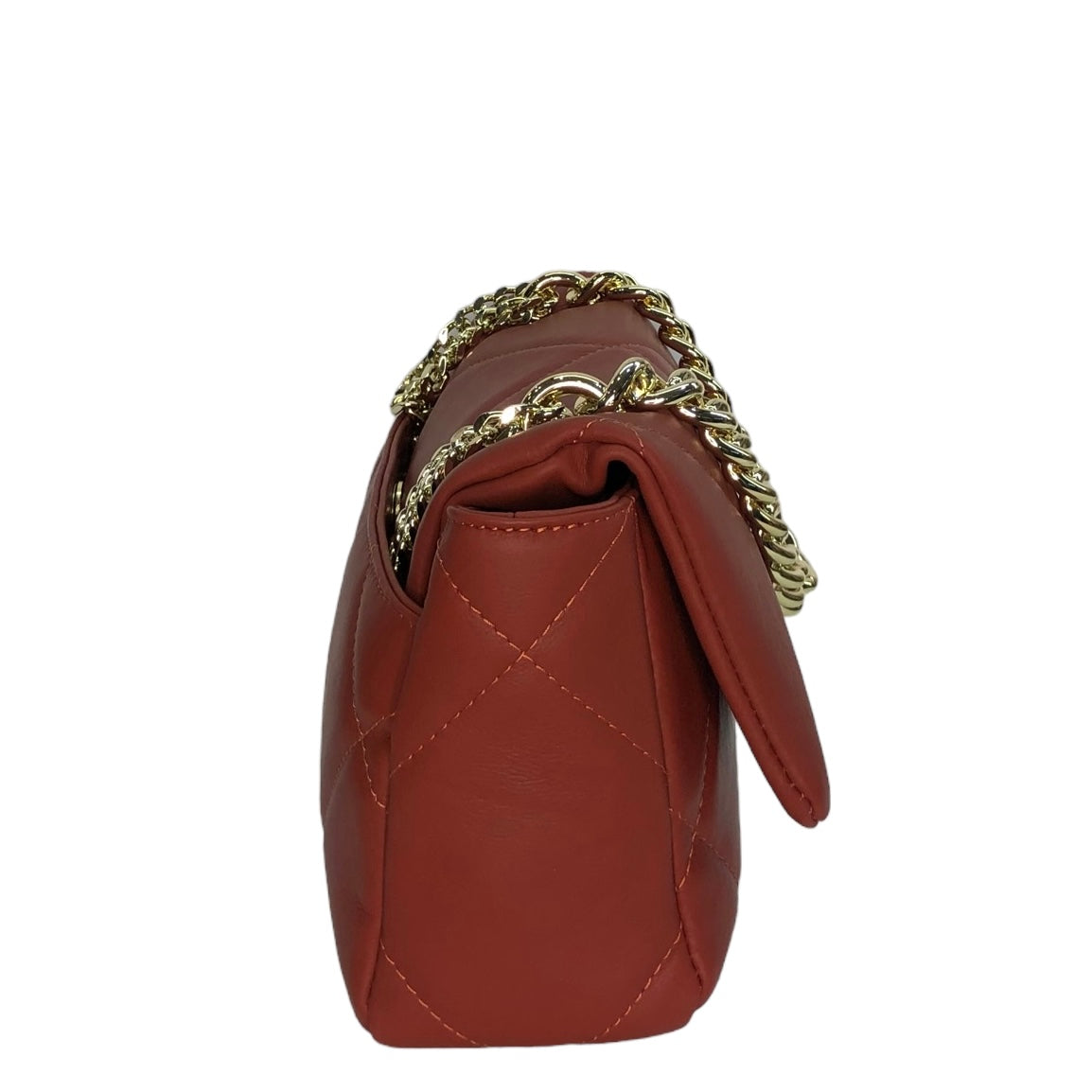 Теракотова італійська шкіряна жіноча сумка Piumelli Mira S Bag S35 Papaya