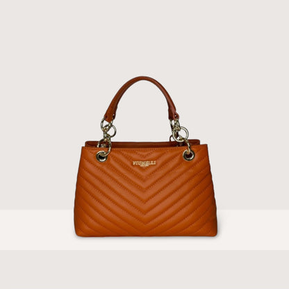 Помаранчева італійська шкіряна жіноча сумка Piumelli Missy M S29 Orange