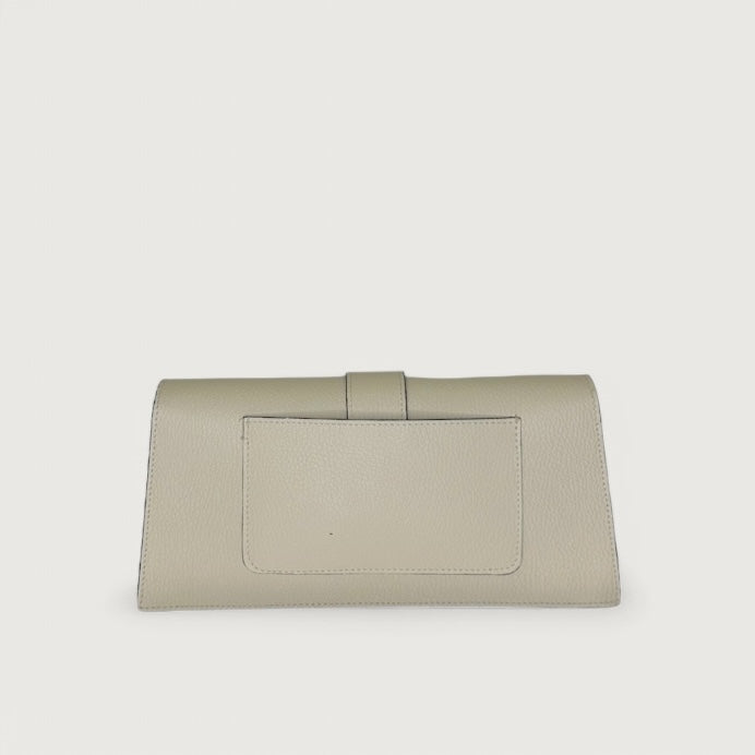 Біла італійська шкіряна жіноча сумка Piumelli Nilda D37 Off White