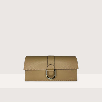 Бежева італійська шкіряна жіноча сумка Piumelli Nilda D81 Warm Beige