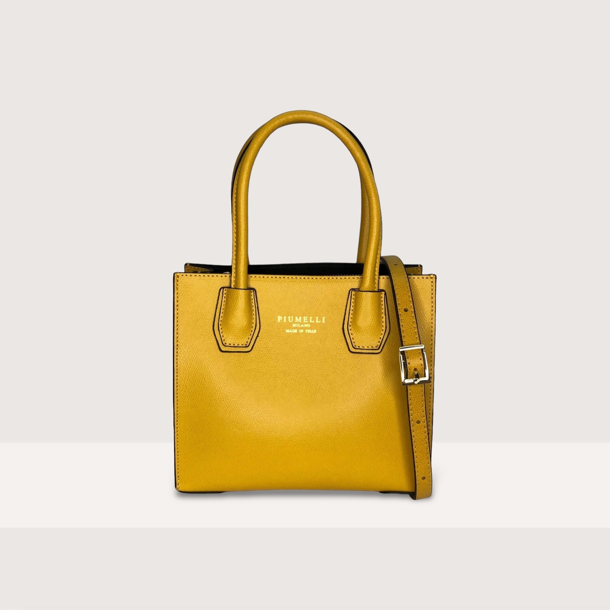 Жовта італійська шкіряна жіноча сумка Piumelli Ophelia Bag P617 Yellow