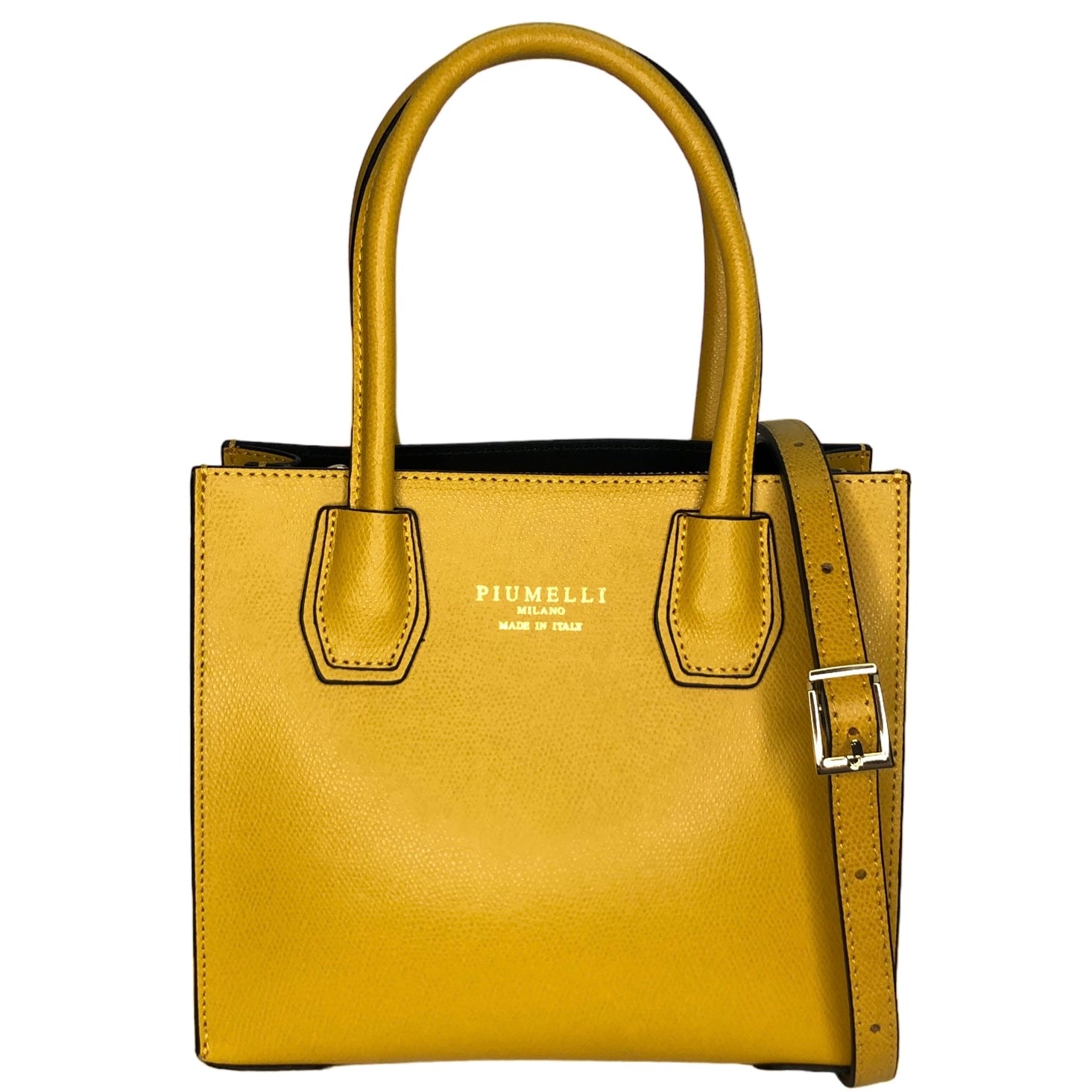 Жовта італійська шкіряна жіноча сумка Piumelli Ophelia Bag P617 Yellow