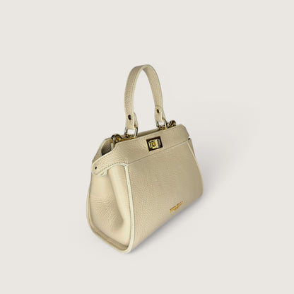 Біла італійська шкіряна жіноча сумка Piumelli Sharon S Bag, D37 Off White