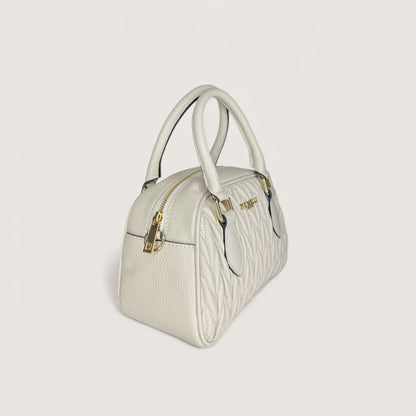 Біла італійська шкіряна жіноча сумка Piumelli Sunny D37 Off White