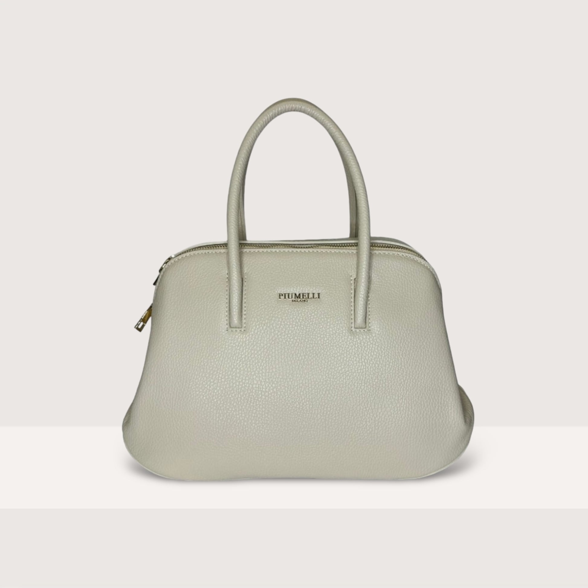 Біла італійська шкіряна жіноча сумка Piumelli Tara M D37 Off White