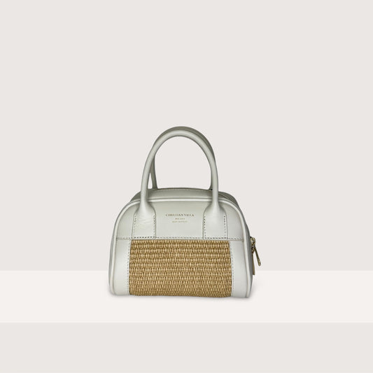Сумка Christian Villa Asia Bags 05254 Hero Off White/Paglia Cestino