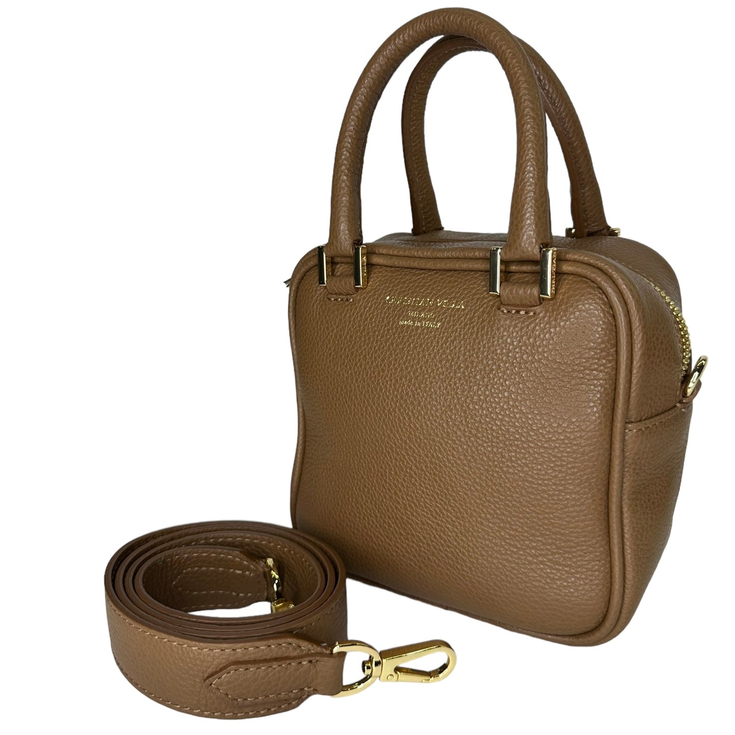 Сумка Christian Villa Boston Square Bags 05215 Peggy Hazelnut