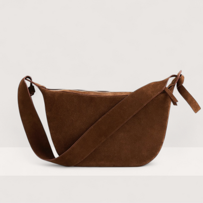 Сумка Etape Croissant Grande Chocolate Suede