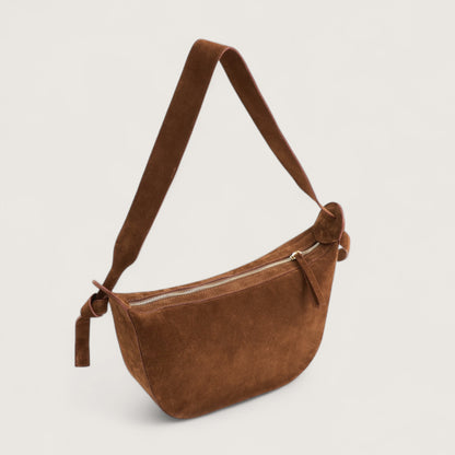 Сумка Etape Croissant Grande Chocolate Suede