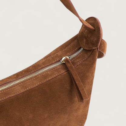 Сумка Etape Croissant Grande Chocolate Suede