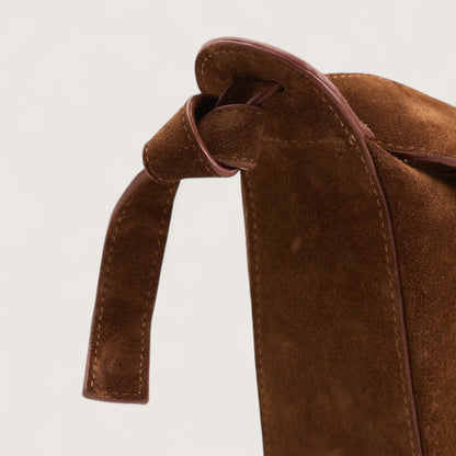 Сумка Etape Croissant Grande Chocolate Suede