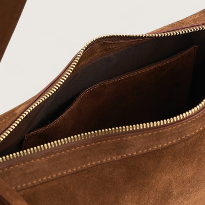 Сумка Etape Croissant Grande Chocolate Suede