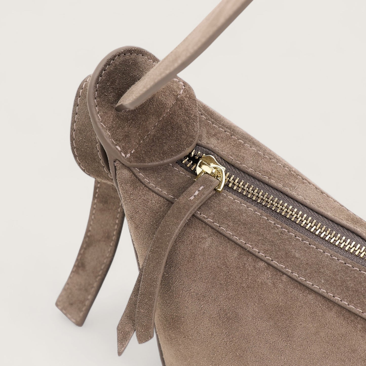 Сумка Etape Croissant Grande Truffle Suede