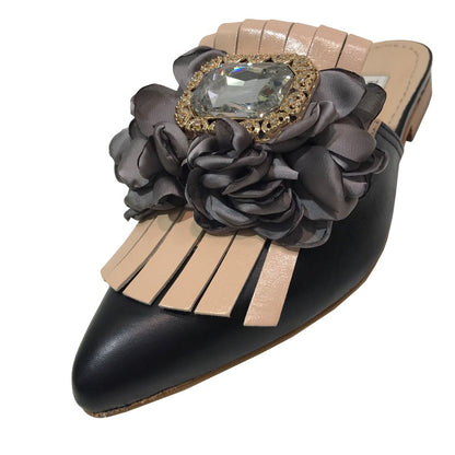 Взуття Pokemaoke GERBERA MARIA ANTONIETTA GRIGIO VITELLO/NERO