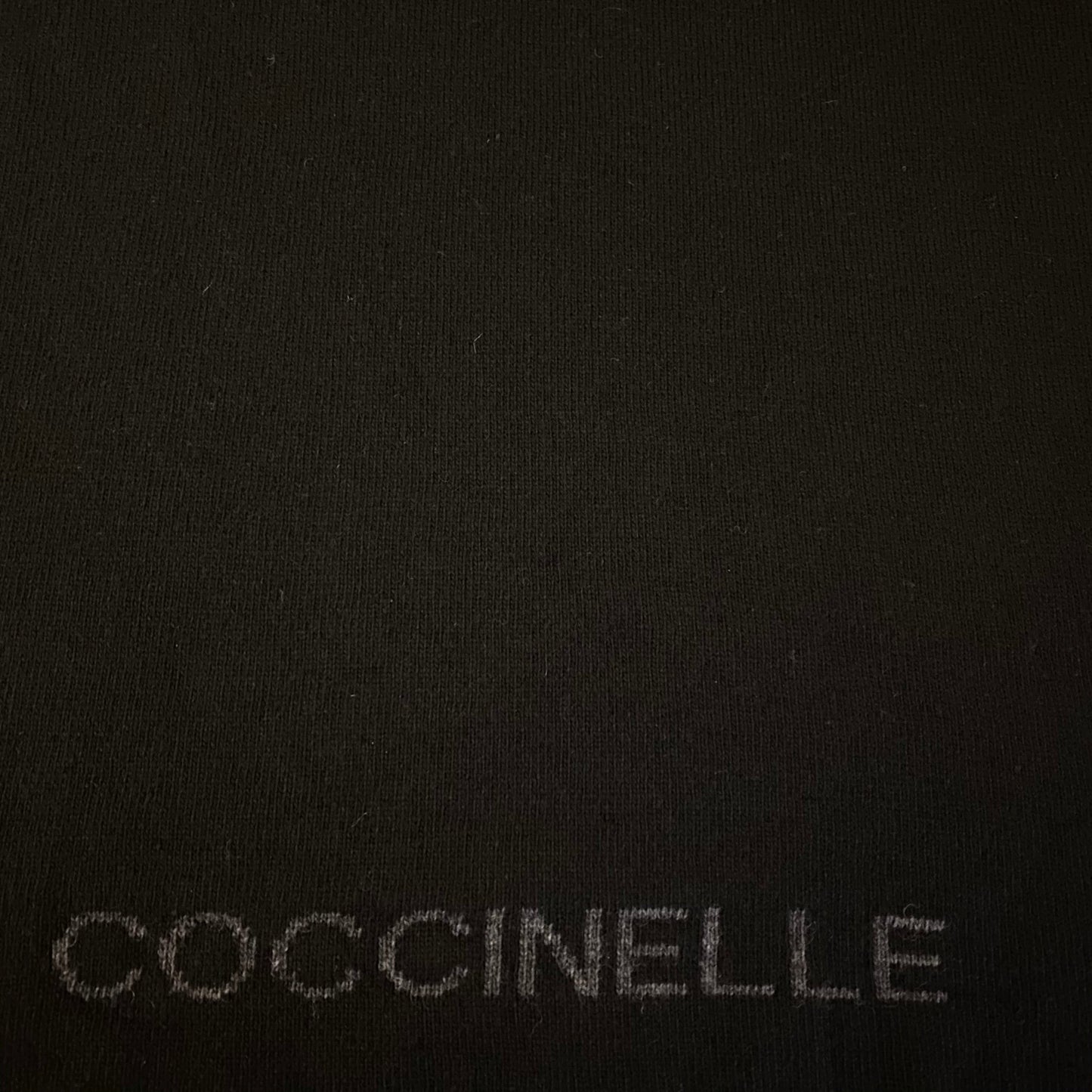 Чорний італійський вовняний жіночий шарф Coccinelle E7 GY1 31 02 01 557